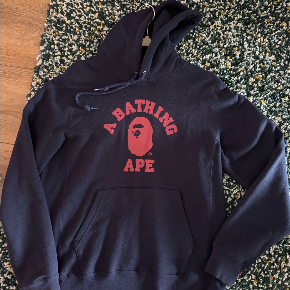 BAPE Navy Blue Hoodie